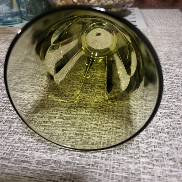 Vintage Libbey Green Glass Tumbler 5.25" 14oz - Picture 3 of 4